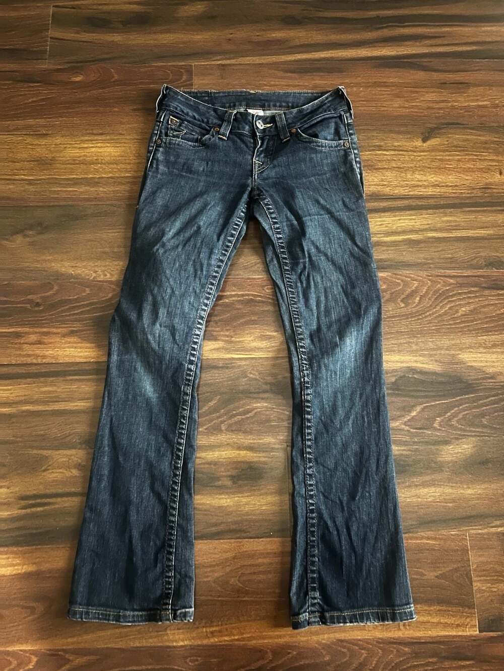 True Religion World Tour Hi-Rise Bootcut Jeans, Size 27